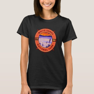 Vita Sands National Park Retro Compass Emblem T Shirt