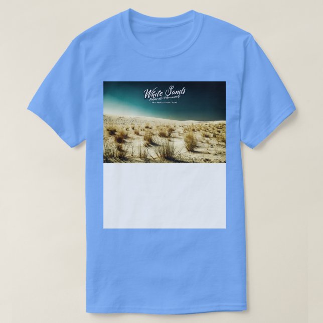 Vita Sands nationalmonument New mexico T Shirt (Design framsida)