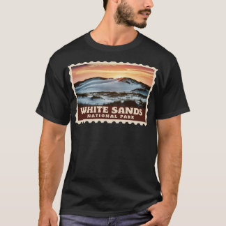 Vita Sands nationalpark Frimärke T Shirt