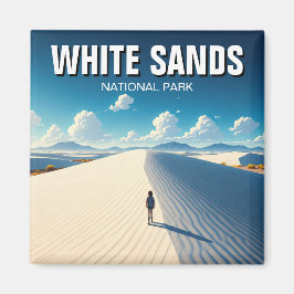 Vita Sands nationalpark New mexico Magnet