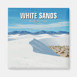 Vita Sands nationalpark New mexico Magnet
