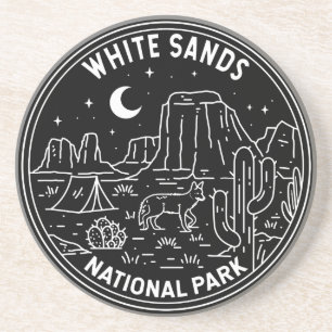 Vita Sands nationalpark New mexico Monoline Underlägg