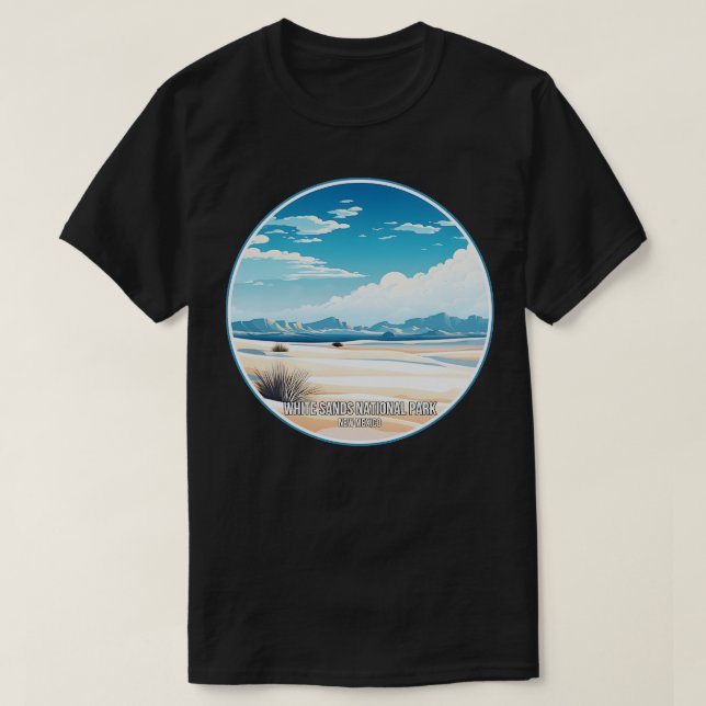 Vita Sands nationalpark New mexico T Shirt (Design framsida)