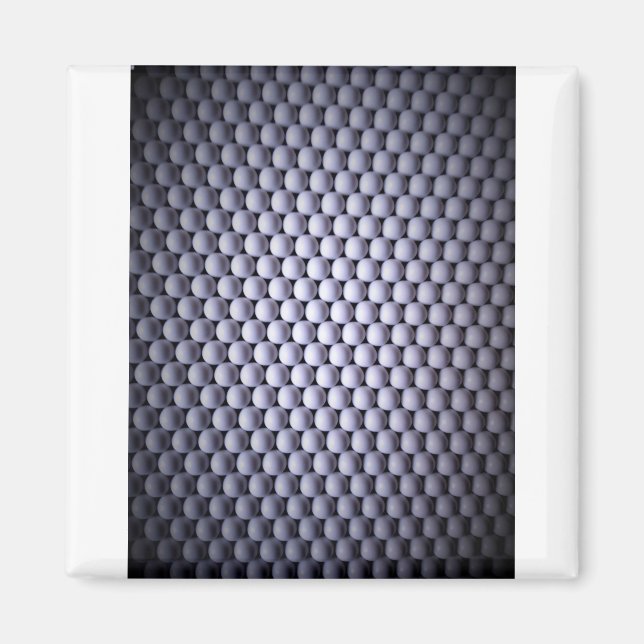 Vita sfärer magnet (Framsidan)