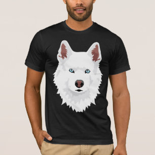 Vita Siberian husky Hund - Vita Snö Hund T Shirt