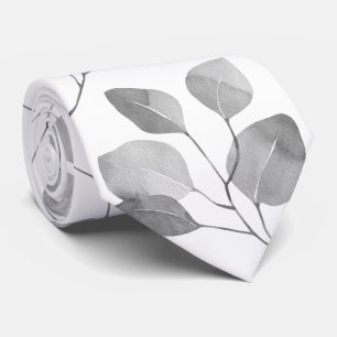 Vita Silver-dollar Eucalyptus Bröllop Neck Tie Slips