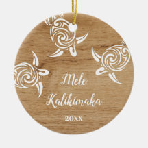 Vita sköldpaddor | Mele Kalikimaka | Familjefoto