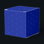 Vita snöflingor små små prickar koboltblå presentaskar<br><div class="desc">Vita snöflingor små små prickar koboltblå present Förmån Box 
Perfekt för jul,  högtid och födelsedagspresenter</div>