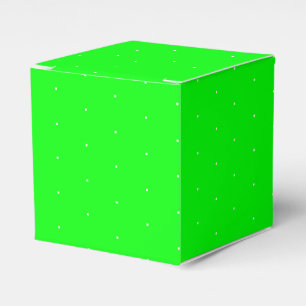 Vita snöflingor små små prickar neon grön presentaskar