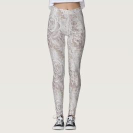 Vita Snöre Bröllop Leggings