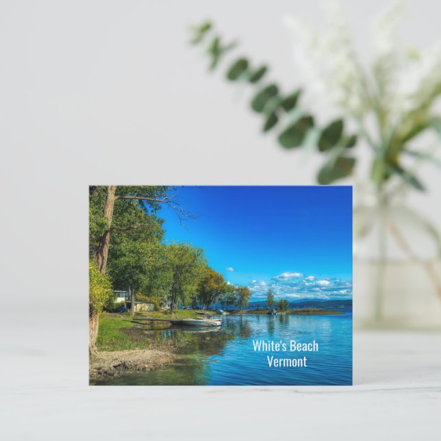 Vita stranden, Vermont Vykort (Stående Fram)