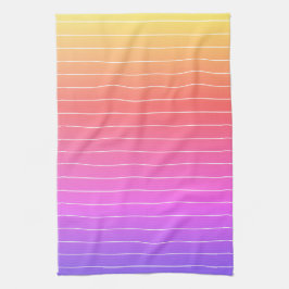 Vita Streck Färgad Kökshandduk
