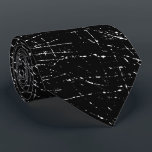 Vita streck på svart slips<br><div class="desc">En svart slips med många vita repor På den här slisten kan bakgrunden inte ändras</div>