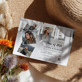 Vita, svarta, minimalistisk fotobudget studenten