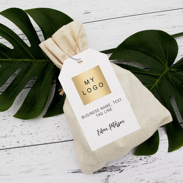 Vita svarta namn namnteckning logotyp märkre för  presentetikett (Skapare uppladdad)