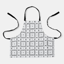 Vita Svarta och Silver Geometric mönster