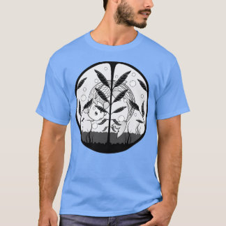 Vita, svarta och vita t shirt