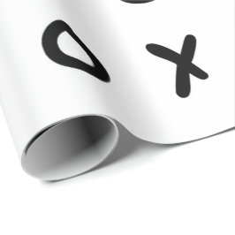 Vita & Svarta X O XO X&O:s Trendiga Snygga Presentpapper