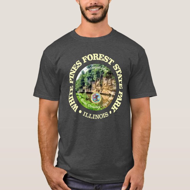 Vita tallskogar t shirt (Framsida)