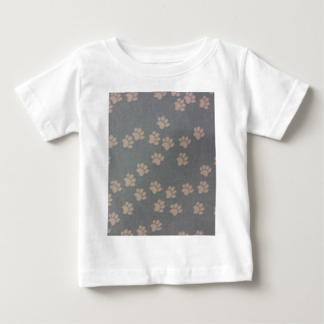 Vita Tassavtryck T-shirt (Framsida)