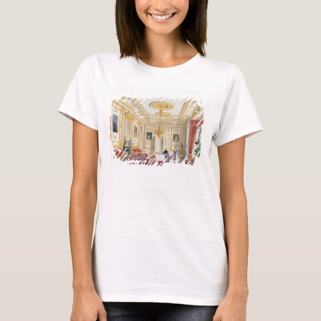 Vita Teckning-rummet vid Windsor Castle (färg l T Shirt (Framsida)