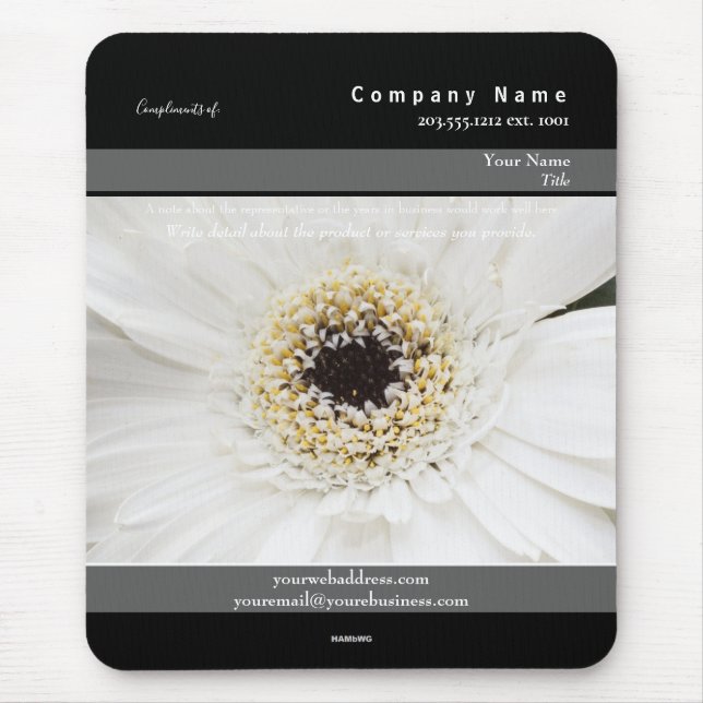 Vita tema för PR-video - HAMbyWG Musmatta (Framsidan)