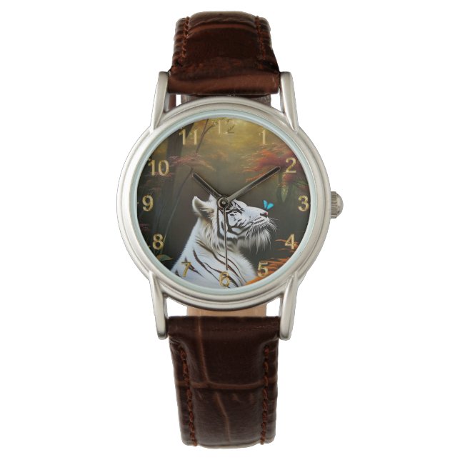 Vita tiggare som lyser, Dam Watch Armbandsur (Framsida)