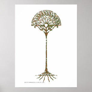 Vita Träd i Númenor Poster