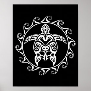 Vita Tribal Turtle Poster