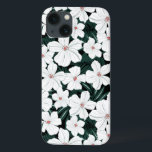 Vita tropiska blommor Mönster<br><div class="desc">Vita tropiska hibiscus-blommor, sömlösa mönster . © och ® Bigstock® - Med förbehåll för alla Höger.</div>