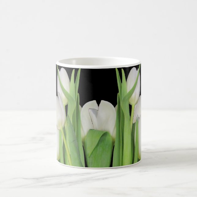 Vita tuliper kaffemugg (Center)