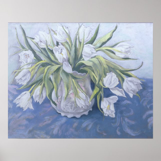 Vita tuliper poster (Framsidan)