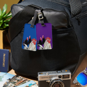 "Vita Tupp och hans svarta höns" Bagagebricka