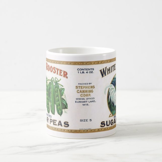 Vita Tupp-sockerärtor Mugg (Center)