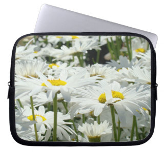 Vita tusensköna blommor elektronikfodral laptop fodral