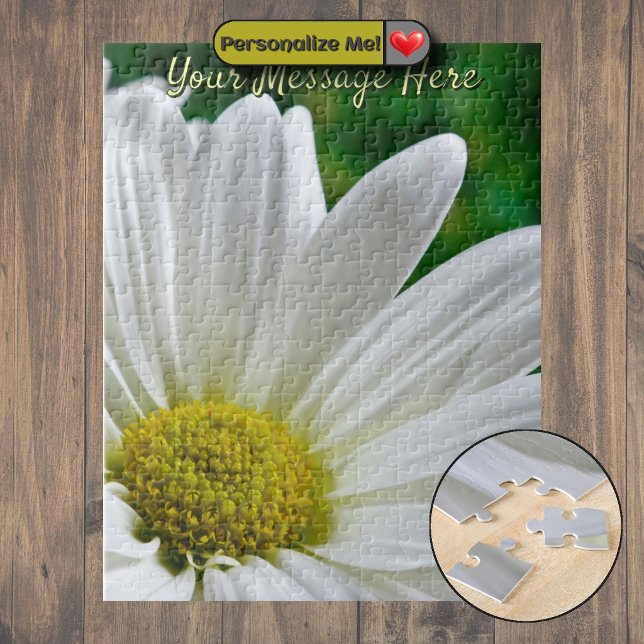 Vita tusenskönor Pussel (White Daisies Jigsaw Puzzle)