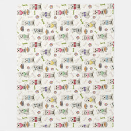 Vita tvättar med tillbehör Viktigt Fleecefilt