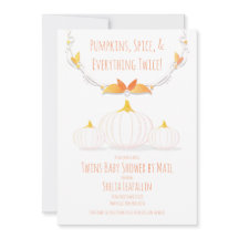 Vita Twillingar på hösten för babyskor efter post