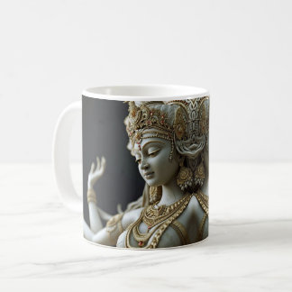 Vita vackra Godess Kaffemugg