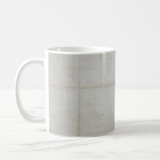 Vita väggplattor kaffemugg (Vänster)