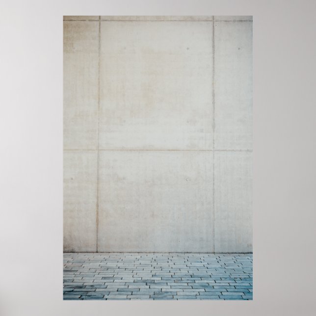 Vita väggplattor poster (Framsidan)