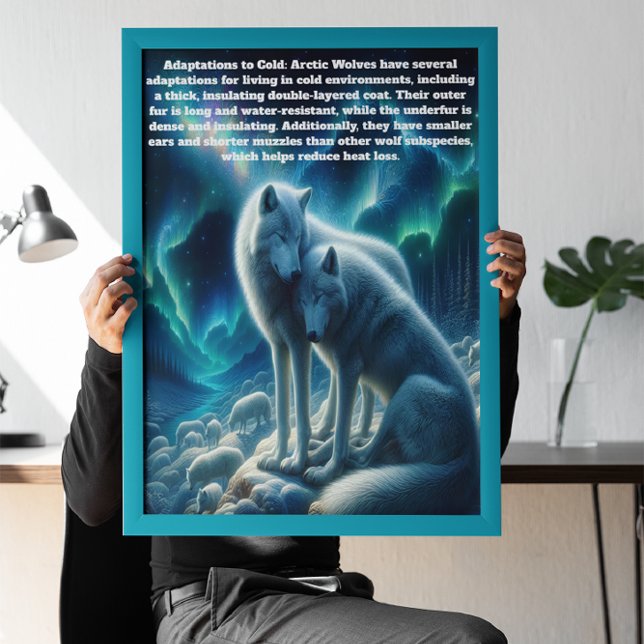 Vita Varger med Majestic Reparation Poster (Skapare uppladdad)