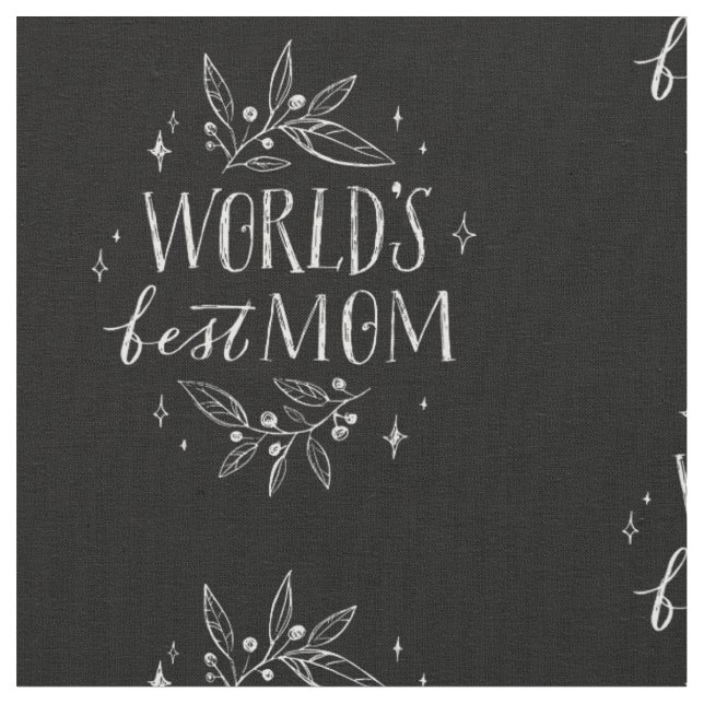 vita världar bäst mamma mors dag tyg (Närbild)