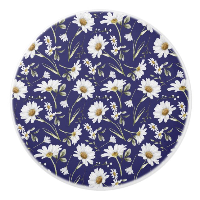 Vita vattenfärgsblommor knopp (Framsidan)