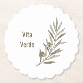 Vita Verde Collection Vit Underlägg Papper