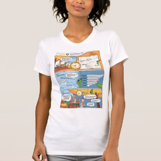 Vita vinterTecknader Woman T-Shirt