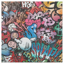 Vitaktig dynamisk gatukonst Graffiti art mönster