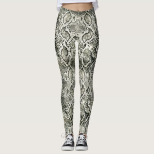 Vitaktig ritning leggings