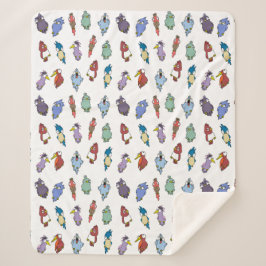 Vitaktig Tecknad Fågelröta