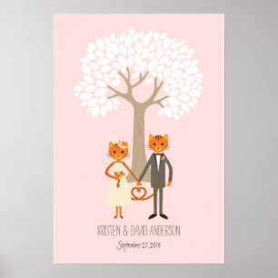 Vitaktigt Namnteckning fingeravtryck av katter () Poster